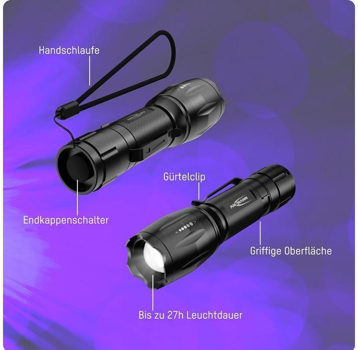 Productafbeelding Ansmann Action 400 UV (3.75 cm, 90 lm)