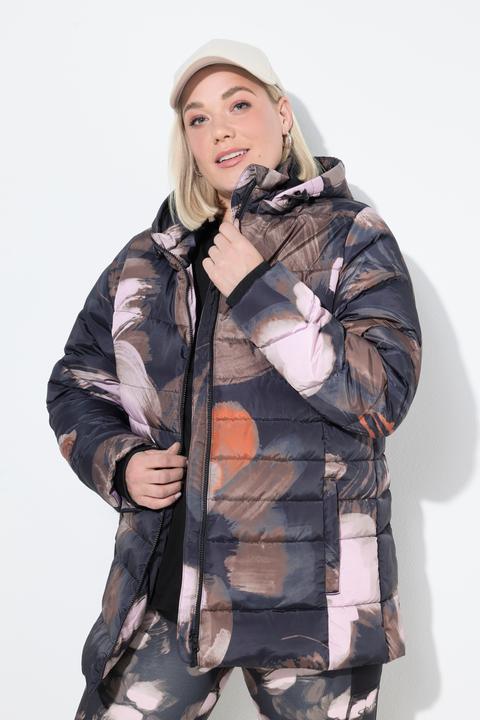 Image du produit Ulla Popken Doudoune matelassée HYPRAR à capuche, matière recyclée et déperlante (62)