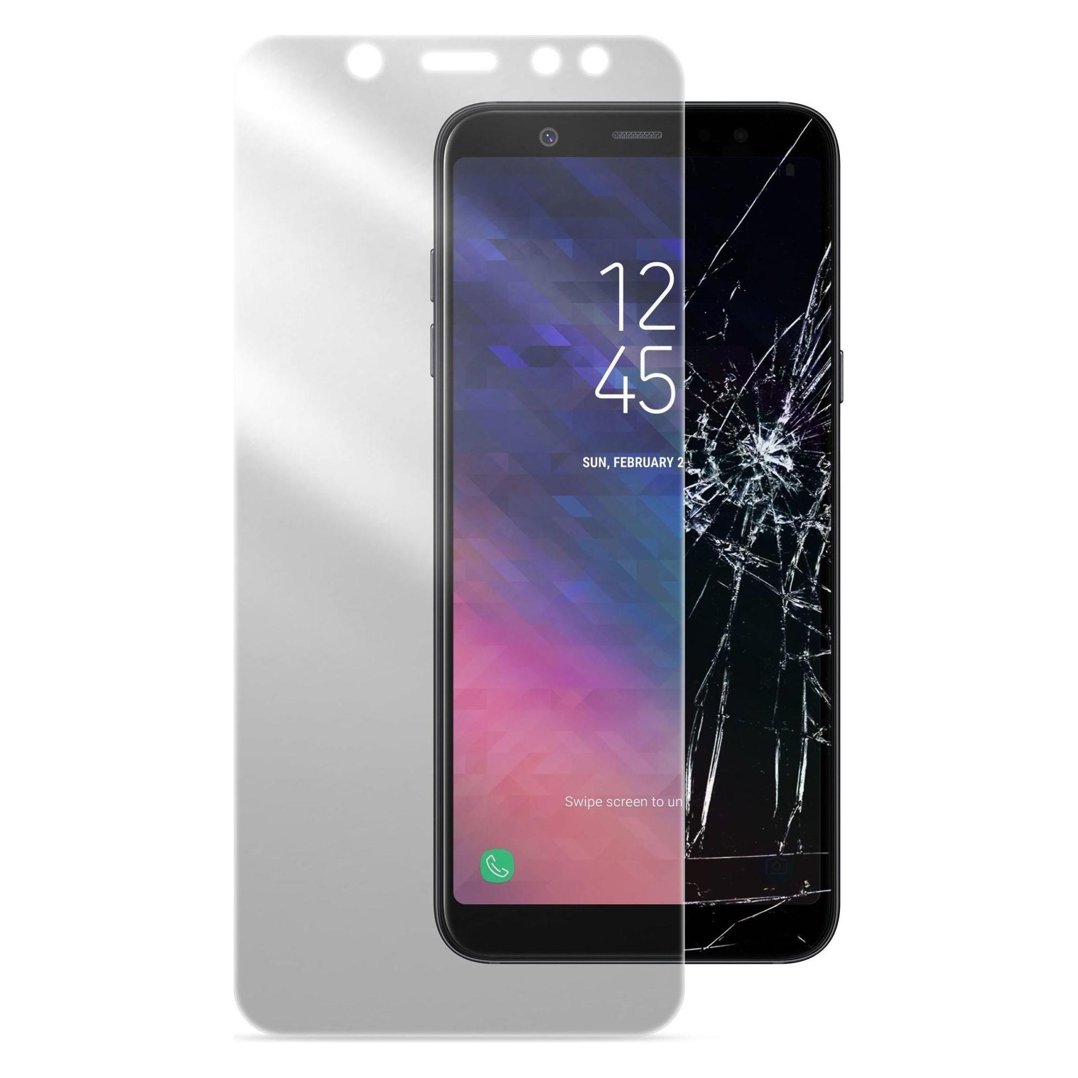 Cellularline Deuxième verre (1 pcs, Samsung Galaxy J6 (2018)), Téléphone portable : film de protection, Transparent