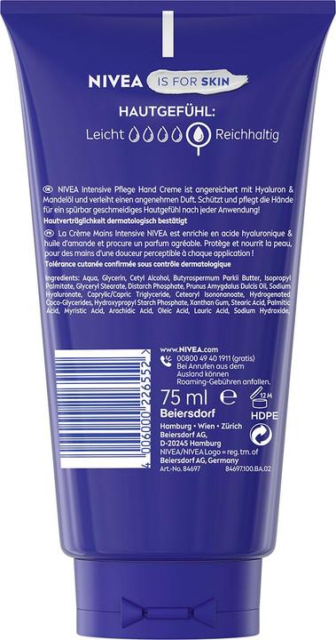Produktbild NIVEA Intensive Care Hand Creme (75 ml)