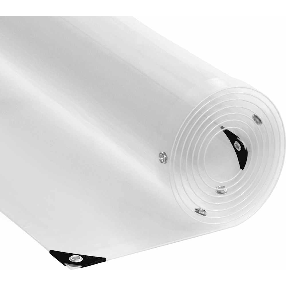 VidaXL, Abdeckplane, Transparente Plane mit Ösen 3x8 m PVC durchsichtige Plane