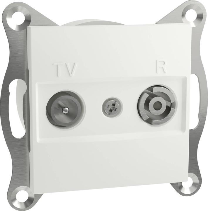 Produktbild Schneider Electric TV-, Radio-Enddose Asfora Weiss (RAL 9003) EPH3300721D