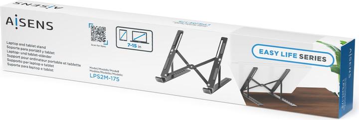 Produktbild Aisens Soporte De Sobremesa Ajustable Para Portatil Tablet Gris