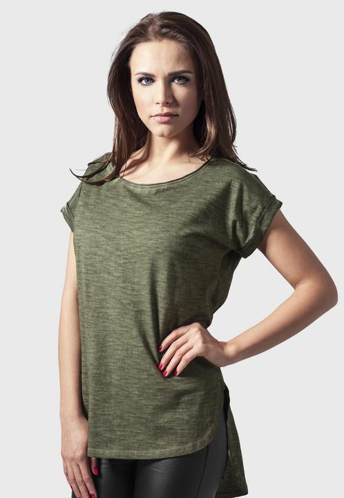 Produktbild Urban Classics Ladies Long Back Shaped Spray Dye Tee (S)