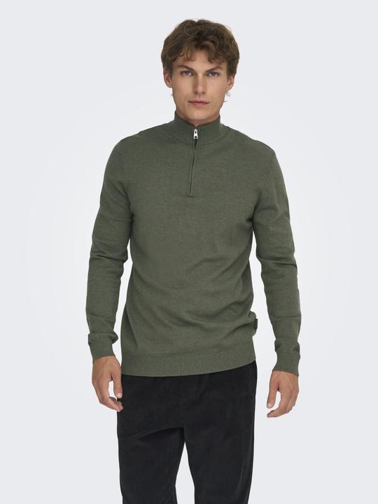 Produktbild Only & Sons Normal geschnitten Rundhalsausschnitt Pullover Strickpullover (S)
