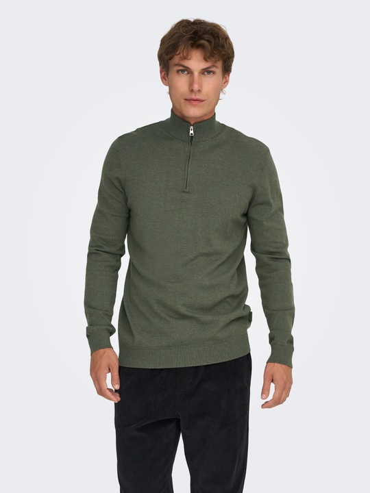 Actual product image Only & Sons Regular fit round neck pullover knitted jumper (S)
