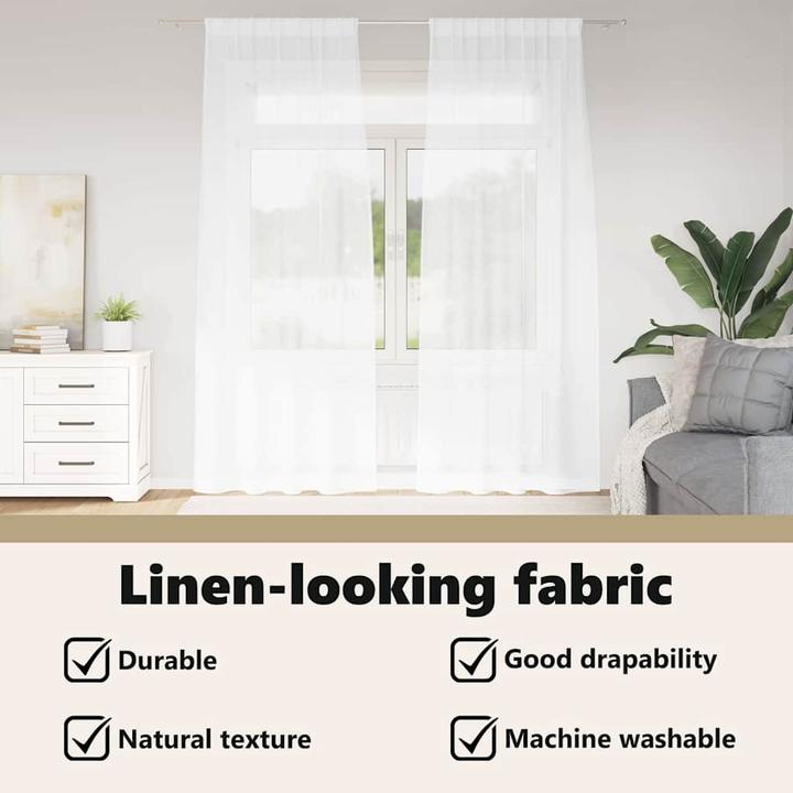Produktbild vidaXL Voile-Vorhang (140 x 225 cm)