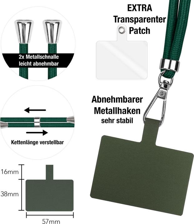 Actual product image Nalia Universal Lanyard