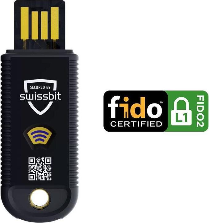 Swissbit ishield key pro usb/nfc security key retail packaging