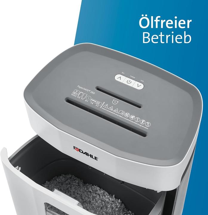 Actual product image Dahle PaperSAFE PS240 P4 öl- & wartungsfrei (Particle cut)