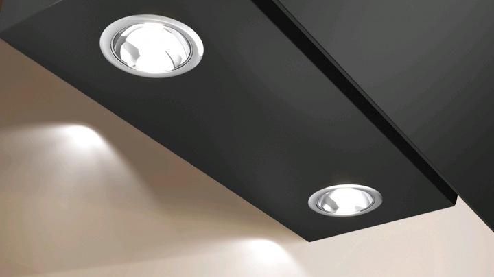 Actual product image Neff N 30, wall-mounted fair, 60 cm, clear glass black printed, D63IDK1S0 (Wall hood)