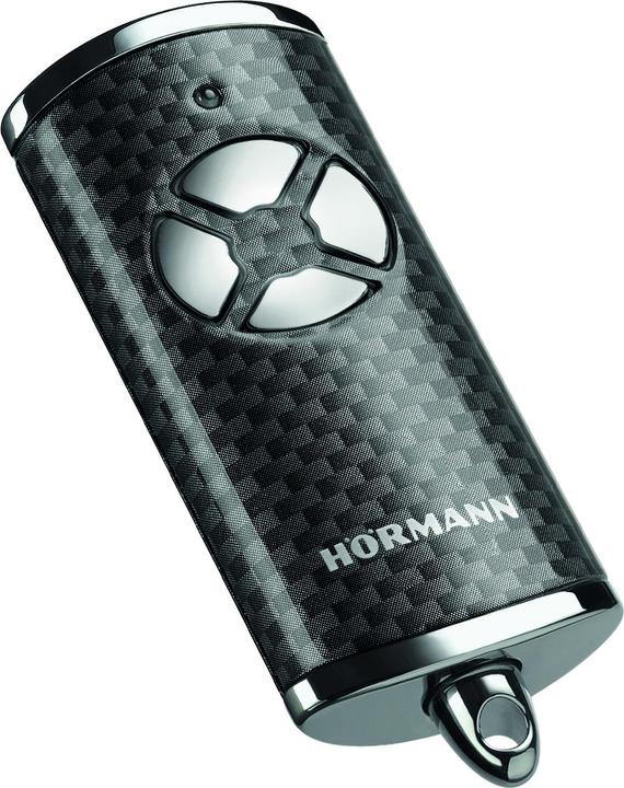Produktbild Hörmann HÃ¶rmann Handsender HSE4 868-BS Hochglanz Chrom Carbon Fernbedienung (Handsender)