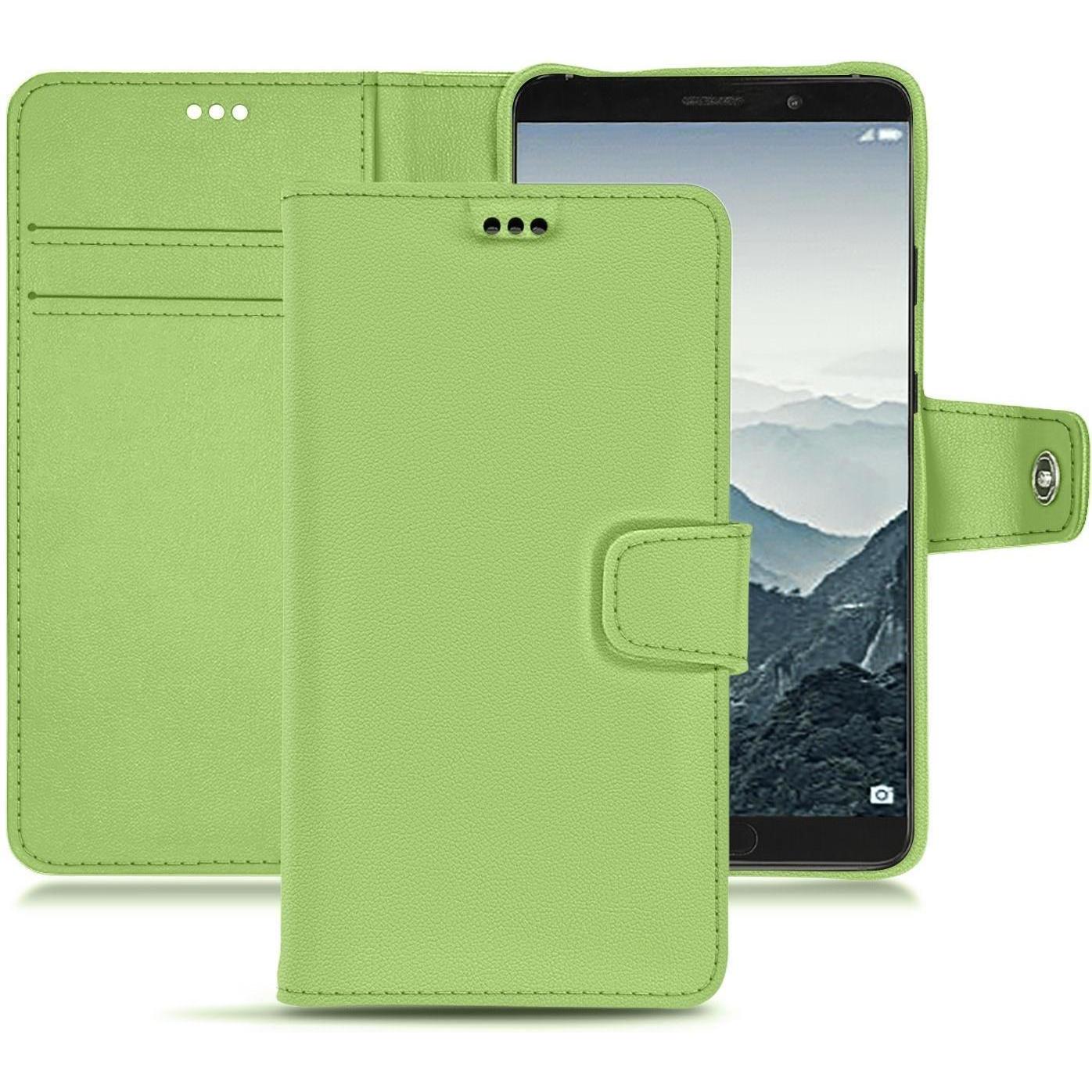 Noreve Lederschutzhülle Wallet (Huawei Mate 10), Smartphone Hülle, Grün