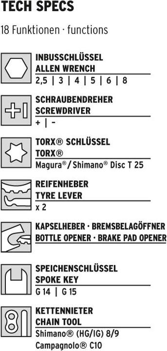 Produktbild SKS Tom Tool 18