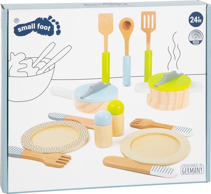Actual product image small foot Dishes and pot set