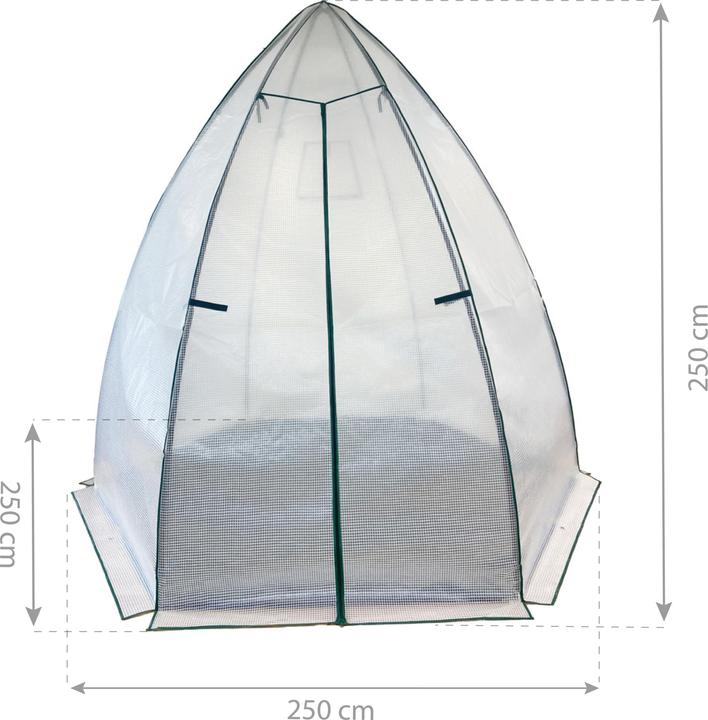 Produktbild Westmann Foliengewächshaus Winterzelt Avocado