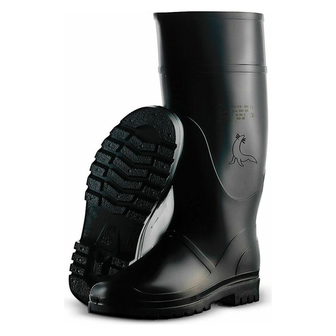 Mavinsa, Unisex, Gummistiefel, Wasserstiefel 106 Schwarz Hoher Stock, Schwarz, (44)