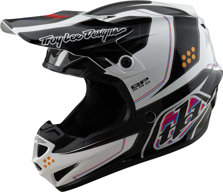 Produktbild Troy Lee Designs GP Pro MIPS Helm, Trooper, white, M | 57-58cm