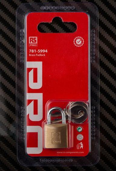 Produktbild RS PRO Solid Brass Padlock 20 mm