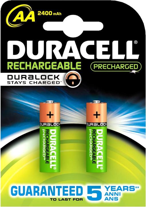 Immagine prodotto Duracell Recharge Ultra (2 pz., AA / LR6 / LR06 / Mignon / R6 / R14505, 2500 mAh)