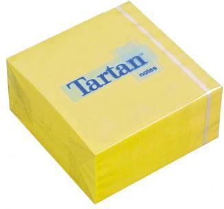 Actual product image Tartan Sticky notes, 76 x 76 mm, 63 gsm, yellow, 100 sheets (76 x 76 mm)