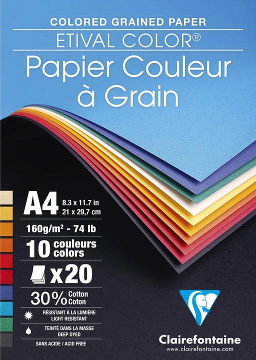 Actual product image Clairefontaine Coloured drawing (160 g/m², 1 x)