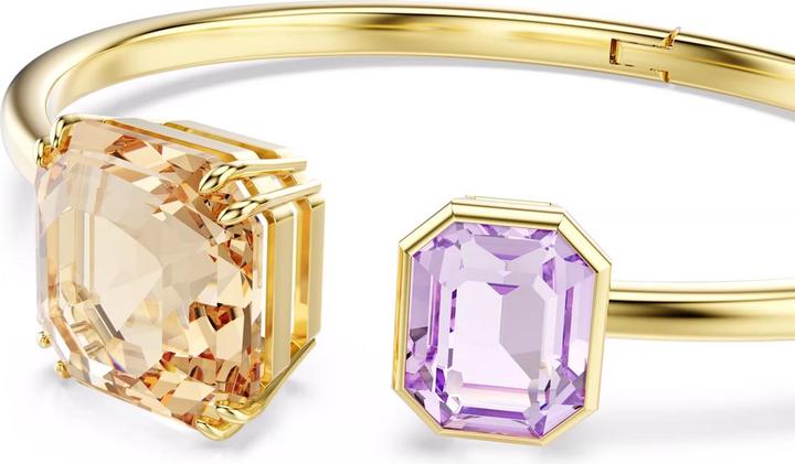 Produktbild Swarovski Millenia Armreif Oktagon Schliff Mehrfarbig Goldlegierungsschicht (15.50 cm, Swarovski Metall)