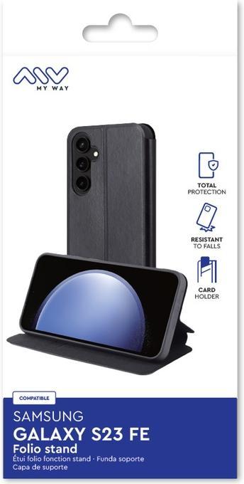 Immagine prodotto My Way Funzione di supporto della custodia Serie nera (Samsung Galaxy S23 FE)