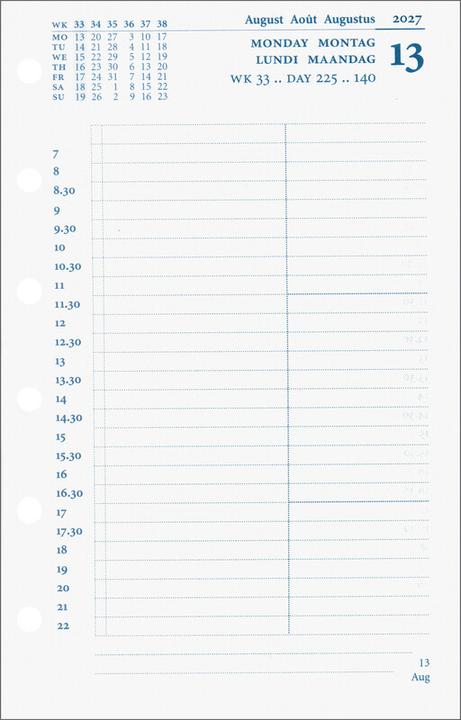 Immagine prodotto Succes Ricambi agenda annuale completi Junior gennaio - dicembre (8 x 12,5 cm, 1 giorno / 1 pagina)