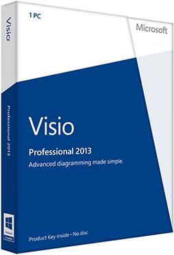Actual product image Microsoft Visio Professional 2013 (1 User)