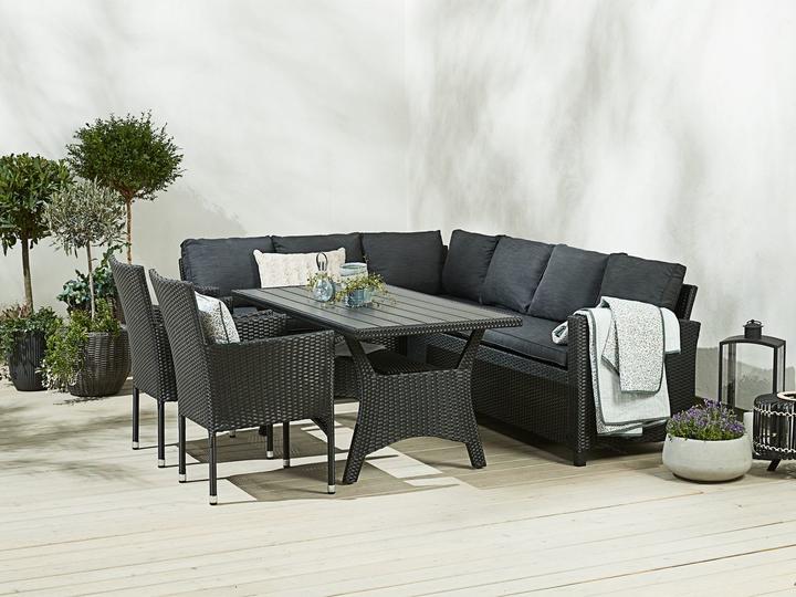 Produktbild JYSK 3700004 Gartenmöbel-Set Schwarz