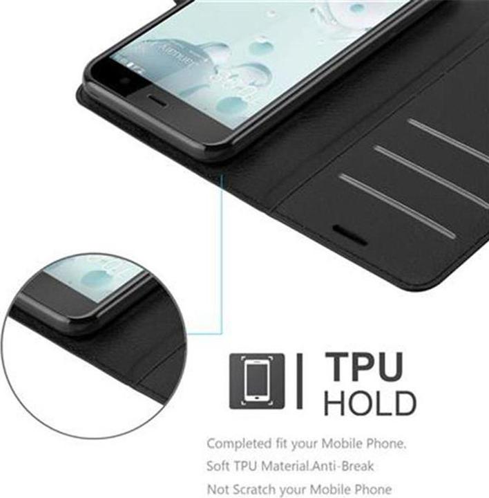 Actual product image Cadorabo Book with stand function cover (HTC U Play)