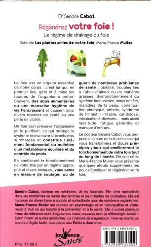 Actual product image Régénérez votre foie! Le régime de drainage du foie (French, Cabot Sandra, Muller Marie-France, 2018)
