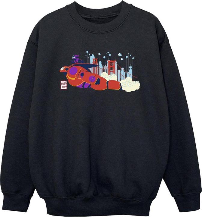 Produktbild Disney Big Hero 6 Baymax Hiro Bridge Sweatshirt Jungen (140, 146)