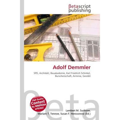 Adolf Demmler, Ratgeber
