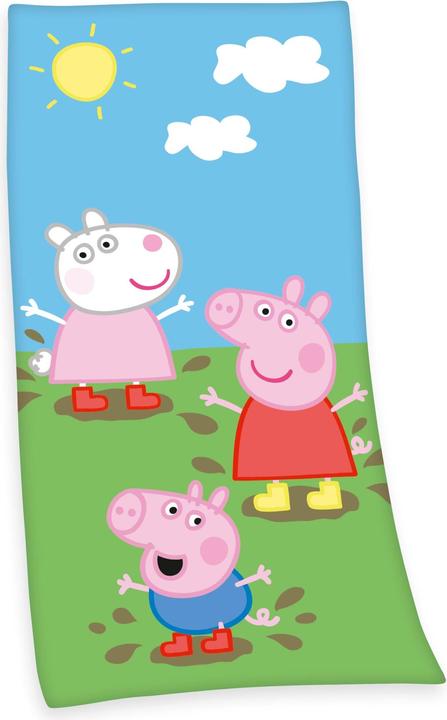 Actual product image Herding Peppa Pig Velourstuch (75 x 150 cm)