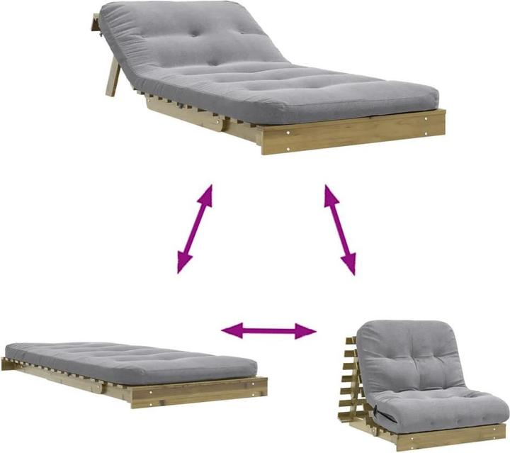 Actual product image vidaXL Futon-Schlafsofa