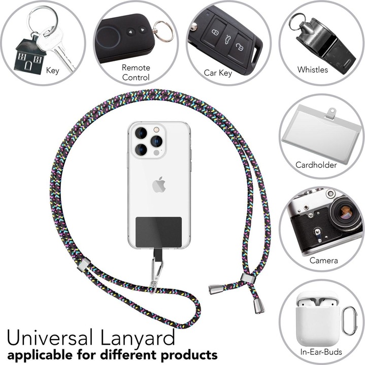 Productafbeelding Nalia Universele mobiele telefoonketting met pad