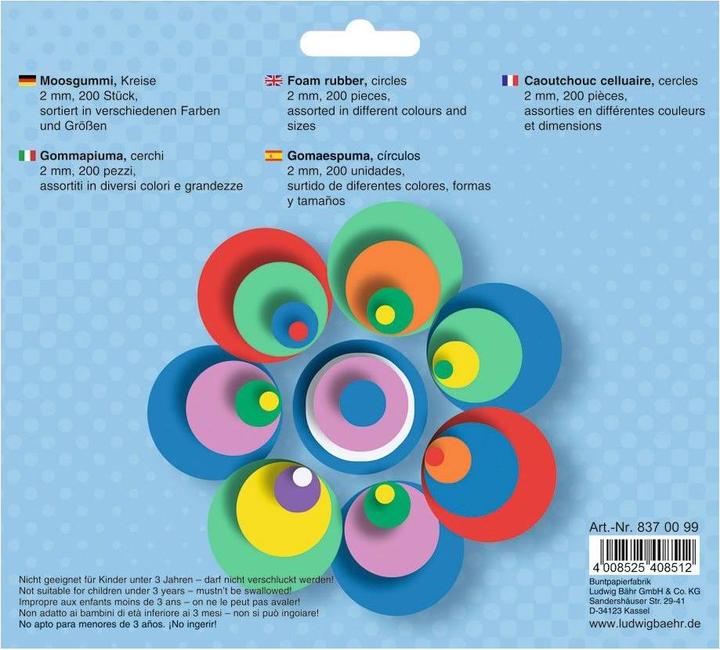 Produktbild Ursus Moosgummi Kreise