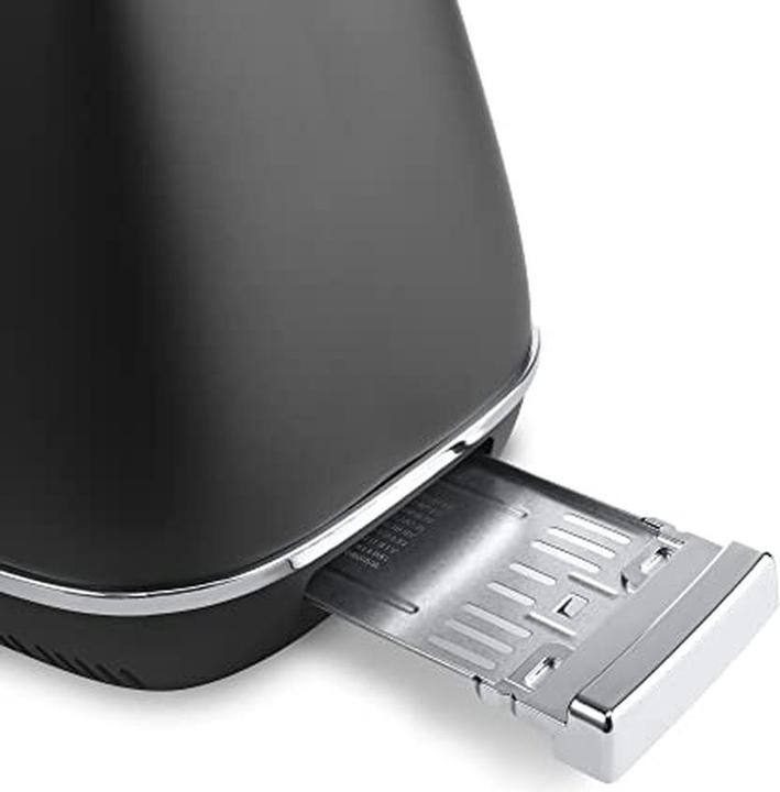 Image du produit De'Longhi De?Longhi CTX 2203.BK Grille-pain 2 tranches 550 W Noir, Argent