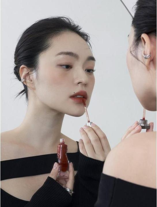 Actual product image Muzigae Mansion Objet Lip Stain Unique Paint Tube Design Velvet Matte Tint Long-Lasting