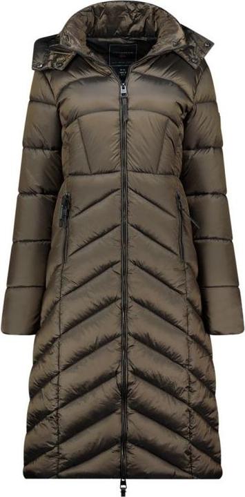 Geographical Norway Blanche Long Kaki DB Lady 0116 Kaki Women's Jacket (WZ5491F/GN-Kaki)