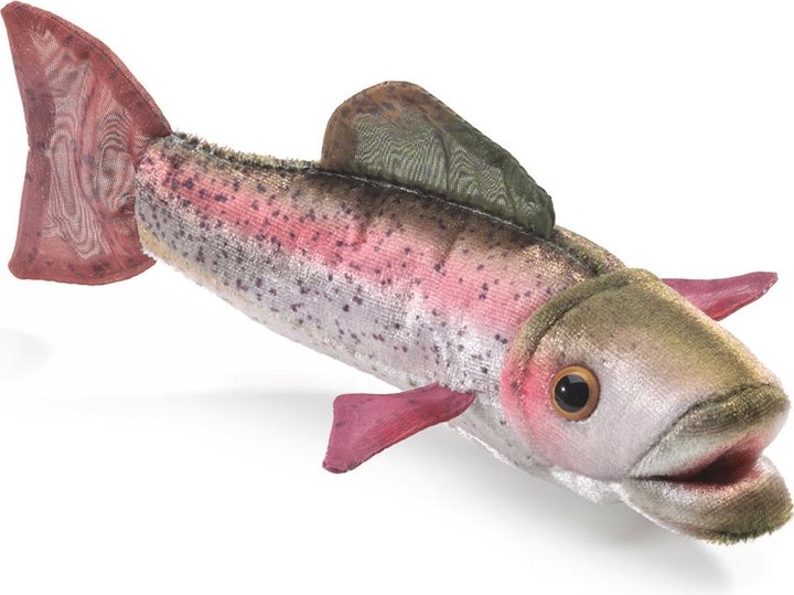 Produktbild Folkmanis Fingerpuppe Regenbogen-Forelle