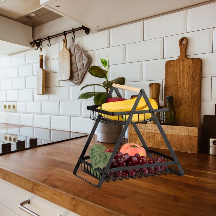 Produktbild Relaxdays Obstkorb-Etagere (29 x 18.5 x 28 cm)