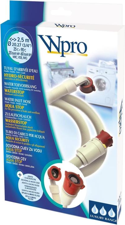 Produktbild Bauknecht Wpro Wasserstopp-Zulaufschlauch 2,5m