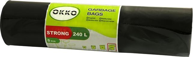 Actual product image Okko Garbage Bags Strong 240l 5pcs (5 x, 240 l)