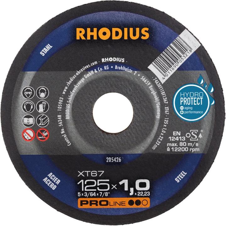 Produktbild Rhodius Trennscheibe XT67 205600 Durch