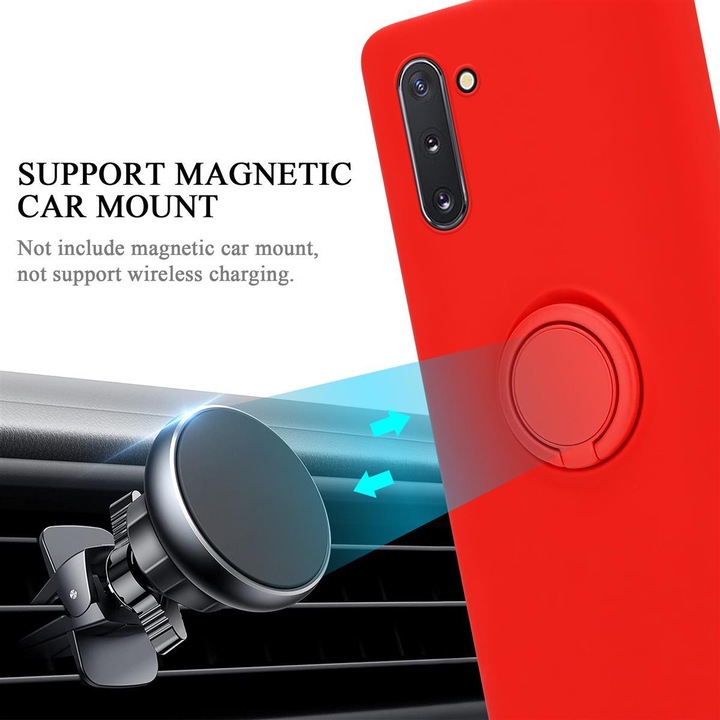 Actual product image Cadorabo TPU Liquid Ring Silicone Case Cover (Samsung Galaxy Note 10)