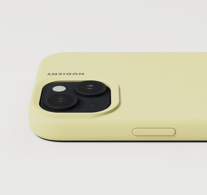 Actual product image Nudient Back Cover Base Case iPhone 15 Pale Yellow (Apple iPhone 15)
