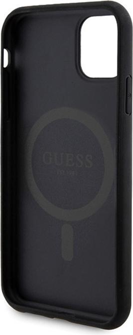 Produktbild Guess Zestaw GUBPM5N614GEMGK iPhone 11 6.1" hardcase + Powerbank 5000mAh MagSafe czarny/black 4G Met (Apple iPhone 11)
